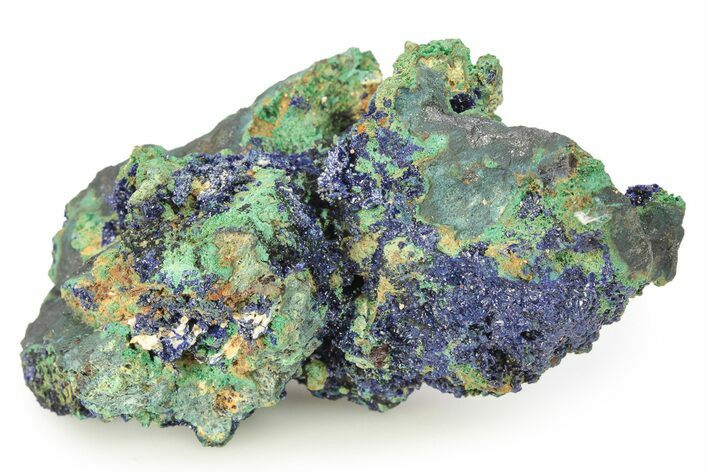 Sparkling Druzy Azurite and Malachite Cluster - Morocco #274524